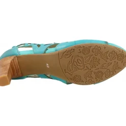 Sandales|Talons*Laura Vita Albane 048 Turquoise